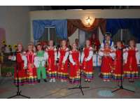 Детский ансамбль с народной песней 